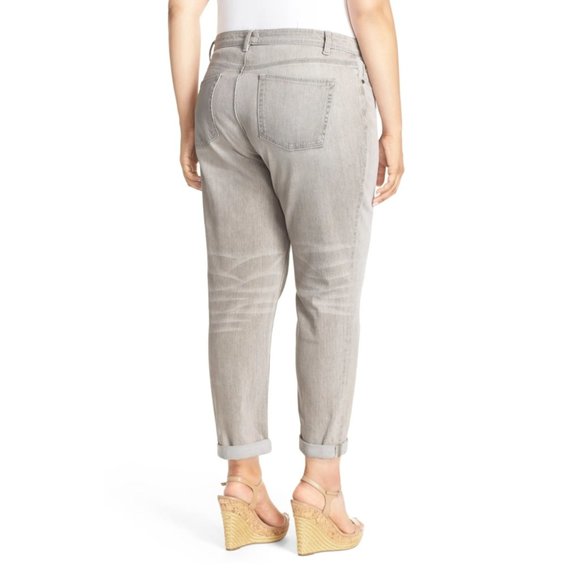 Eileen Fisher Stretch Boyfriend Jeans - Picture 2 of 9